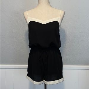 WINDSOR Sleeveless w/ Straps Romper Shorts